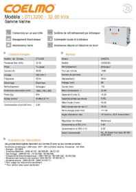 Information sur le groupe électrogène Coelmo 32 kVa
